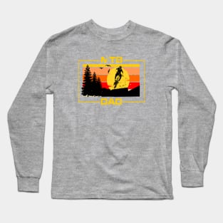 MTB Papa / Biking Dad Vintage Long Sleeve T-Shirt